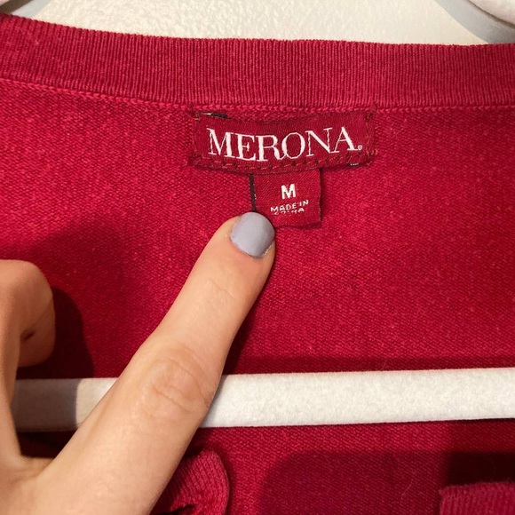 Red cardigan - Picture 4 of 5